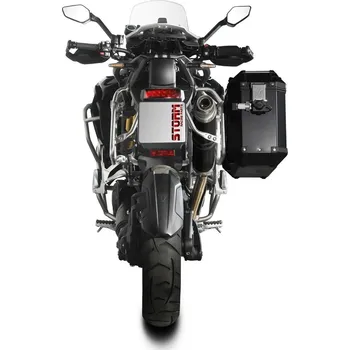 Auto-moto Koncovka výfuku STORM OVAL T.023.LX1B černá T.023.LX1B