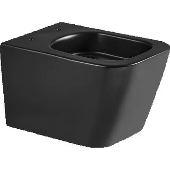 Klozet kielle Závěsné WC, Vortex Rimless+, matná černá - 30111014