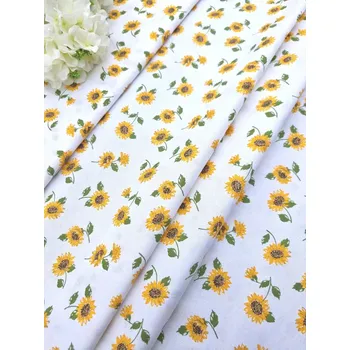 Látka 100% bavlna - slunečnice