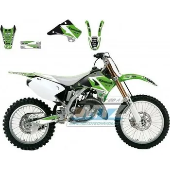 Autodoplněk Polepy na motocykl (sada polepů Dream) Kawasaki KX125+KX250 / 03-08 - typ polepů Dream4 KAWASAKI KX 250 2003-2008