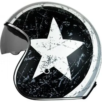 Helma na motorku Moto přilba ORIGINE SPRINT REBEL STAR šedá vel: M (Velikost: M) 2H70268160