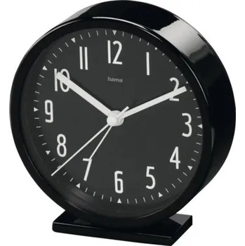 Budík Budík Hama Skye černý Ø 12 cm
