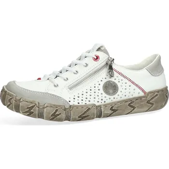 Dámské polobotky Rieker Polobotky L0355-80-CEMENT Bílé