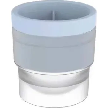 Nádoba na led Potravinářská forma na výrobu ledové koule silikon průměr 6cm Ideální pro přípravu velkých ledových koulí do nápojů modrá