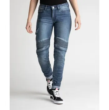 Sport Dámské moto kalhoty BROGER OHIO jeans washed blue 2H85279938