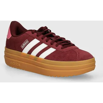 Chlapecké tenisky Dětské sneakers boty adidas VL COURT BOLD IH4780 burgundské 83X, EUR 38 2/3