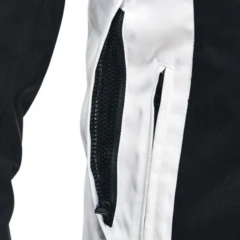 Moto bunda Dámská textilní moto bunda DAINESE VELOCE LADY D-DRY černo/bílá/lava červená 2H32139707