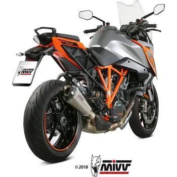 Motodíl Koncovka výfuku MIVV DELTA RACE KT.018.LDRX Nerez / Karbonové víčko KTM Super Duke 1290 GT 2016-2021