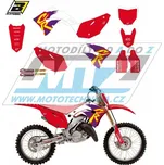 Polepy na motocykl (sada polepů včetně číslových tabulek) Honda CR125+CR250 POLISPORT RESTYLING / 02-07 - typ polepů Retro BB2147AA/01