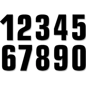 Auto-moto ČÍSLA #0-9 16X7CM BK 5048/20/0-9