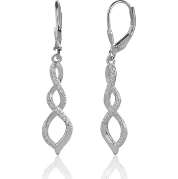 Náušnice Stříbrné visací náušnice JVD SVLE3484XJ6BI00