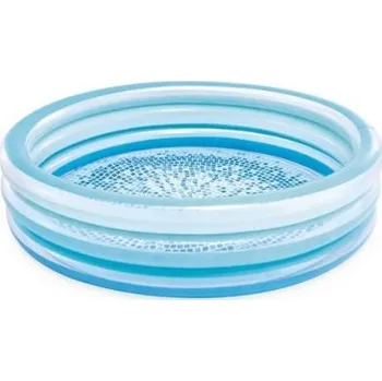 Bazén Bazén dětský nafukovací 147x33cm 3 komory modrý v krabici 24x23x9cm 2+