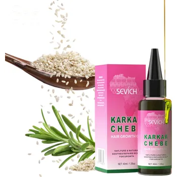 Vlasová regenerace Karkar Chebe vlasový olej 40 ml Přírodní regenerační péče Podpora růstu vlasů Zlepšení struktury a kvality vlasů Výživný vlasový olej