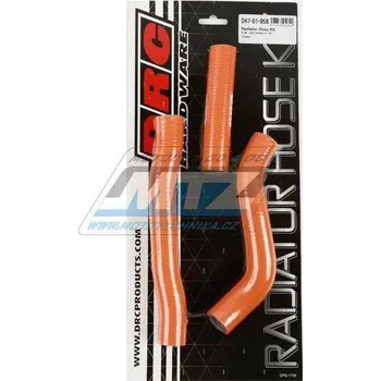 Auto-moto Hadice chladiče DRC RADIATOR HOSE KIT - DRC D47-01-958 - KTM 250SXF + 350SXF / 16-18 - oranžové (sada 3ks) KTM SX-F 350 2016-2018