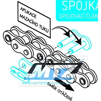 Motodíl Spojovací článek řetězu (spojka řetězu) pro řetěz ČZ 520 RD ŘSP-ČZ520RD