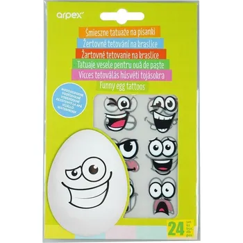 Velikonoční dekorace Kraslice Arpex, vícebarevné, 24 ks