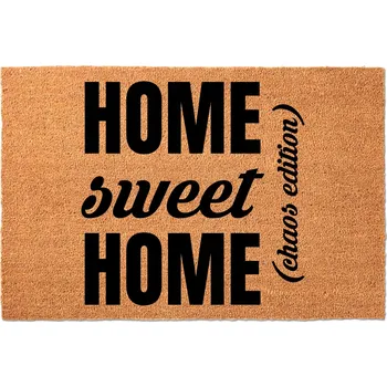 Rohožka KOKOSOVÁ ROHOŽKA PŘED DVEŘE 60X40 cm - HOME SWEET HOME