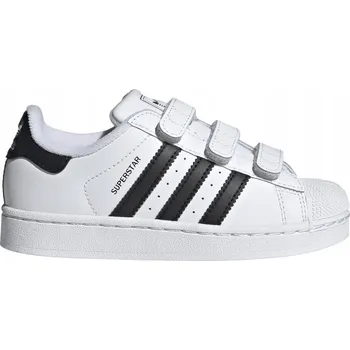 Dětská móda Dětské boty ADIDAS SUPERSTAR II CF C NA SUCHÝ ZIP JI3988 VEL. 31