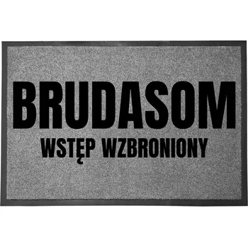 Vstupní rohožka šedá 40x60 cm ke dveřím s humorem - pro špindíry