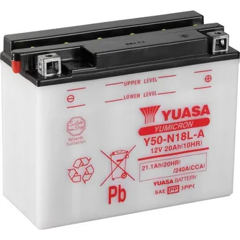 Auto-moto Yumicron akumulátor vč. kyseliny YUASA Y50-N18L-A 102038
