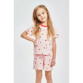 3561 MAIA DÍVČÍ PYŽAMO 122-140 Růžová 134