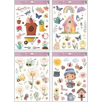 Okenní dekorace Okenní fólie Zahrada 30 x 42 cm