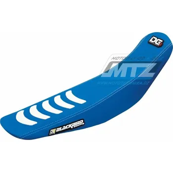 Motodíl Potah sedla TM MX/EN 2takt+4takt / 08-14 - barva bílo-světle modrá - typ potahu DG3 BB1804H