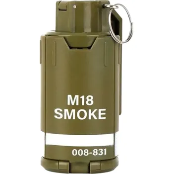 Dětská zbraň Simulační ruční granát M18 10 x 5 cm Dětská akční hračka s odjištěním pro gelové kuličky Taktická herní rekvizita bez náplně