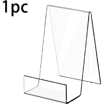 1 ks Moderní akrylový stojan na knihy 10 x 9 x 7,5 cm Průhledný držák na knihy, tablet, noty, časopisy a umělecká díla Dekorativní stojánek