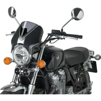 Puig Windshield Naked "New Generation" Honda CB 1100 (15-16) Black Kouřová (H)