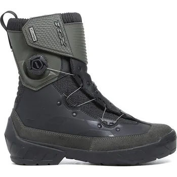 Moto obuv Moto boty TCX INFINITY 3 MID WP černo/zelené 2H12601711
