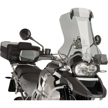 Přídavné plexi nastavitelné PUIG 6007H připevnění pomocí šroubů kouřová BMW F 700 GS 2013-2017