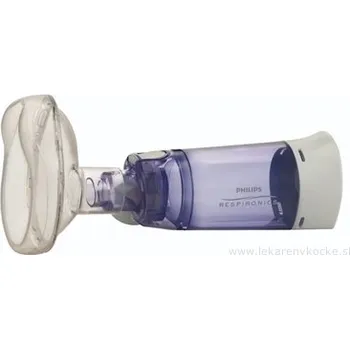 Inhalátor Philips OptiChamber Diamond inhalátorová komora + maska M (1–5&nbsp;r.) – 140ml
