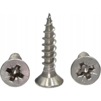 Spojovací materiál 4,5x45 VRUTY DO DŘEVA NEREZOVÉ ZAPUŠTĚNÁ HLAVA 10 ks