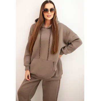 Dámská tepláková souprava 3443341 hnědá uni