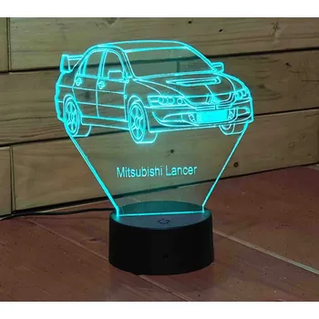 Lampička LED lampička Mitsubishi Lancer Dálkový Ovladač Jméno - S Věnováním