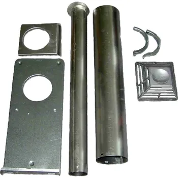 Krbová kamna Samostatný výdech přes zeď Karma, délka 60 cm, pro plynová krbová kamna