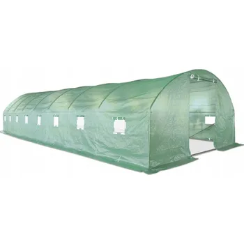 Skleník Zahradní fóliovník 2 vchody 20720 12 x 4 x 2,3 m zelený