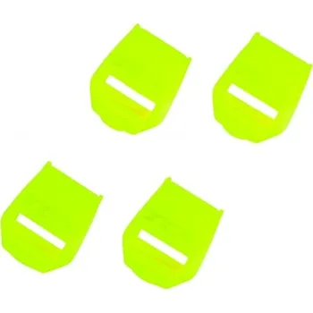 Moto obuv Zásuvka na pásek TCX plastový neonově žlutý 2PASS sada 4ks 2H27293616