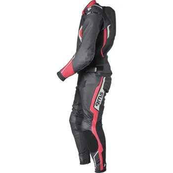 Moto kombinéza Dvojdílná kožená kombinéza GMS GR-1 ZG70000 černo-červeno-bílá 48H ZG70000-321-48H