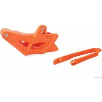 Sada vodítko řetězu / lízátko řetězu / lízátko řetězu (půlměsíc) POLISPORT 90623 oranžová KTM KTM SX 125 2012-2015