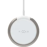 MagSafe 15W bezdrátová nabíječka se stojánkem FIXED bílá-Bílá