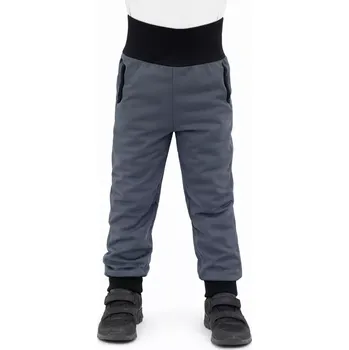 Chlapecké kraťasy ESITO | Rostoucí softshellové kalhoty SPORT Elastik Grey - šedá / 110