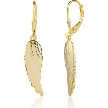 Náušnice Pozlacené stříbrné visací náušnice JVD SVLE3477XJ6GO00