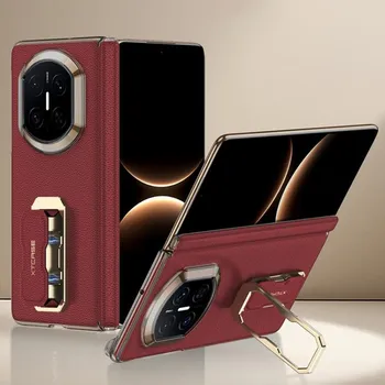 Pouzdro na mobilní telefon GKK 133675 GKK XTCASE Ochranný kryt s držákem Huawei Mate X7 červený