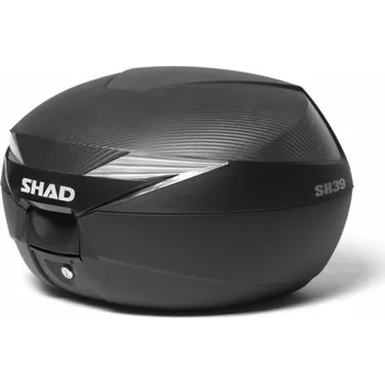 Zavazadlo na motocykl Vrchní kufr na motorku SHAD SH39 D0B39106 Karbon YAMAHA MT-03 320 2016-2018