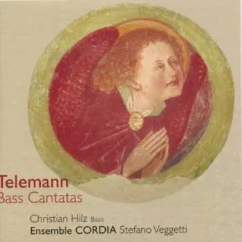 Hudba 3CD Telemann / Hilz / Ensemble Cordia / Veggetti: Bass Cantatas 2010