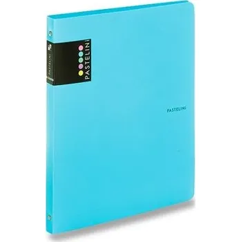 4kroužkový pořadač Transparent, A4, 20 mm - modrý [A]