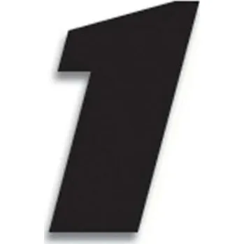 Auto-moto BLACKBIRD Race Number 1 20x25cm černá 5049/20/1