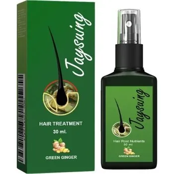 Vlasová regenerace Zázvorový vlasový olej 30 ml Přírodní sérum pro rychlejší růst vlasů Regenerace poškozených vlasů Proti vypadávání vlasů Péče o pokožku hlavy